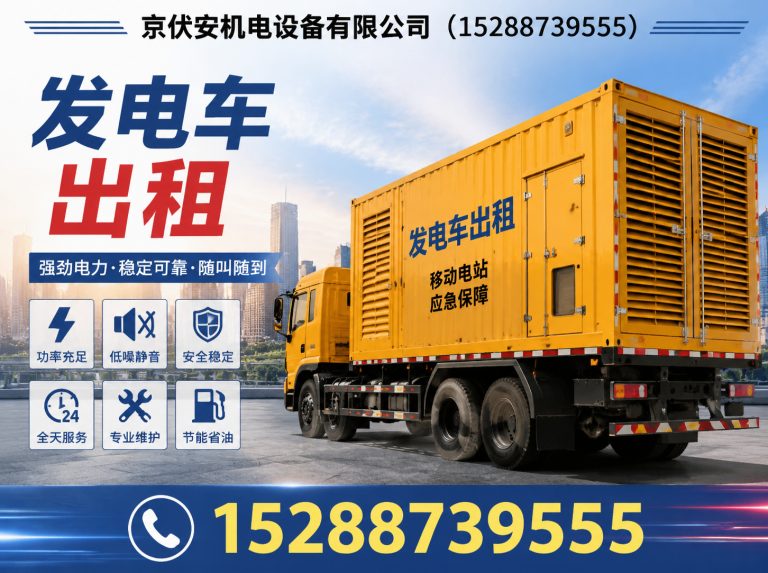 安阳发电车租赁展示图