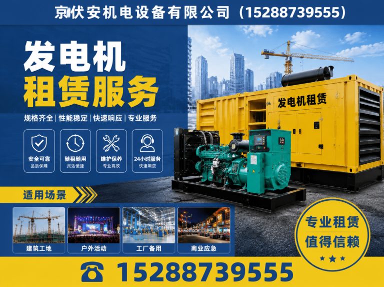 安阳静音发电车租赁展示图